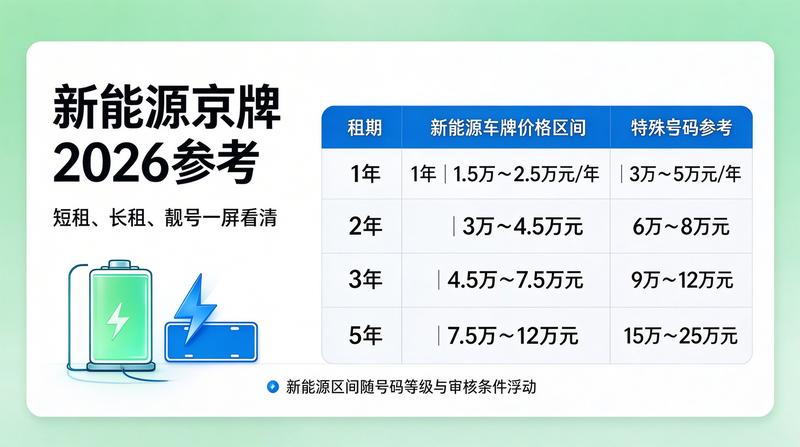 北京京牌租赁服务流程